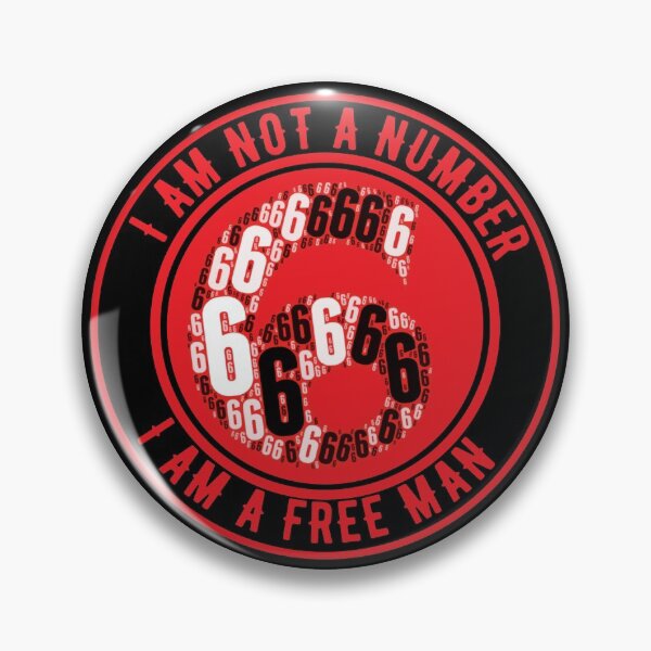 Item preview, Number 6 I Am Not A Number I Am A Free Man designed and sold by Hrafn-designs.