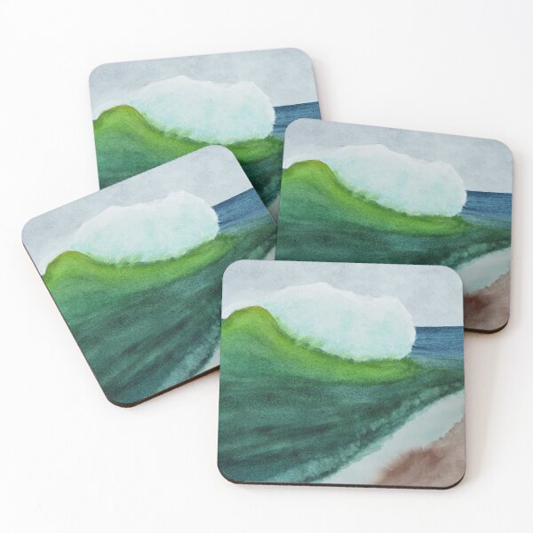 Item preview, Backlit Wave at the Beach designed and sold by lisavonbiela.