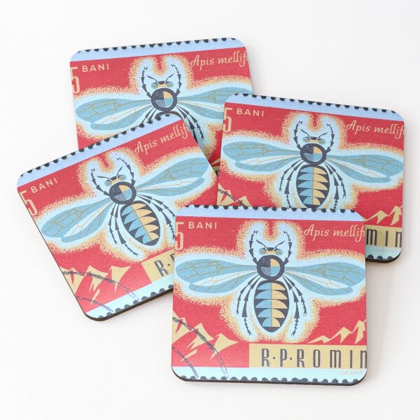 Item preview, Bumble Bee Vintage Postage Stamp designed and sold by Factory57.