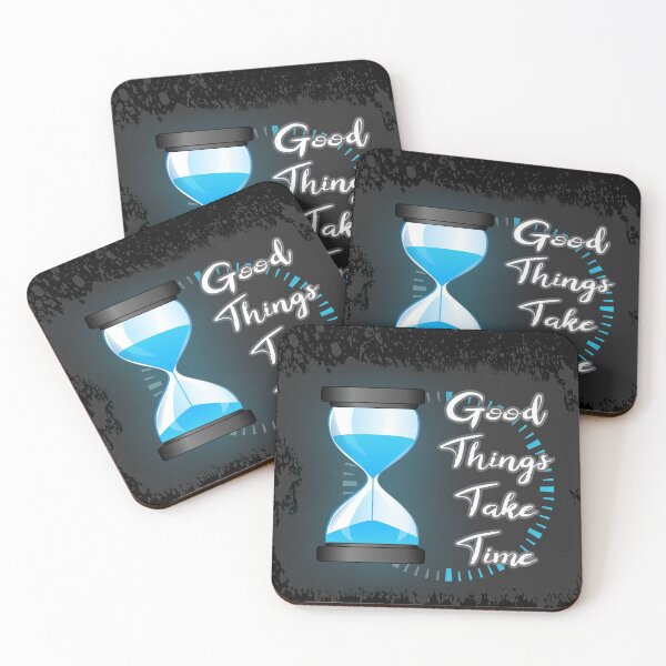 Item preview, Good things take time - quotes - Positive And Inspirational Quote.  designed and sold by bluehatgraphics.
