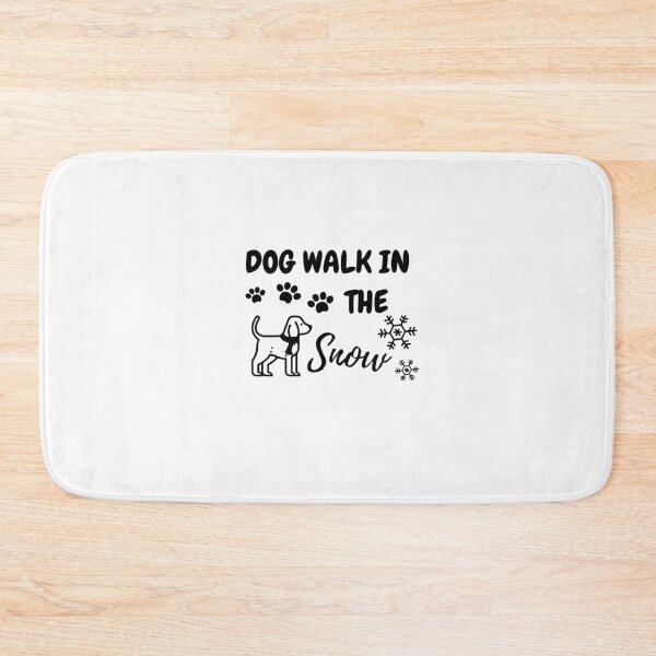 Item preview, Dog Walk In The Snow, dog lover, love dog designed and sold by Rita Style.