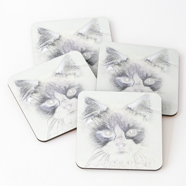Item preview, Cat pencil sketch designed and sold by Lolly's Lane Shoppe.