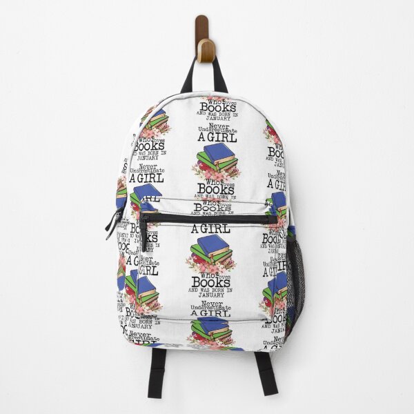 Item preview, Never Underestimate A Girl Who Loves Books And Was Born In January ,Funny Quote For intellectual girls designed and sold by pedrored369.