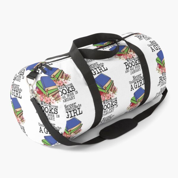 Item preview, Never Underestimate A Girl Who Loves Books And Was Born In January ,Funny Quote For intellectual girls  designed and sold by pedrored369.