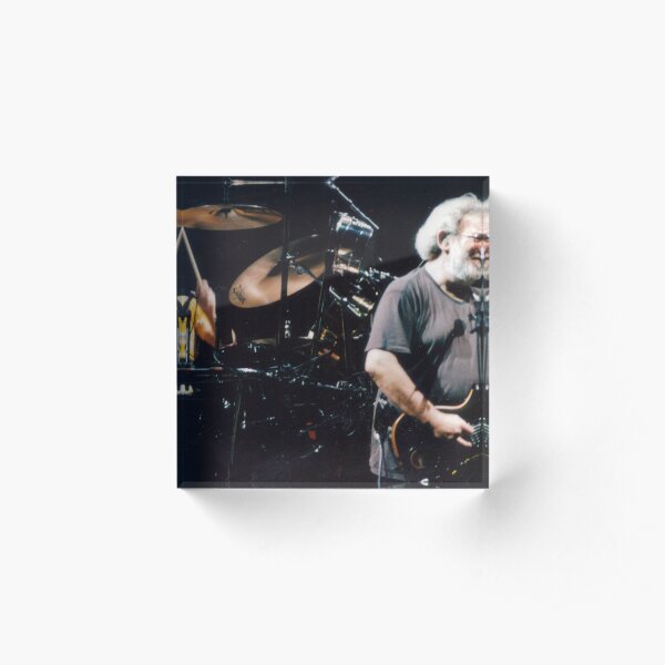 Jerry Rocks the Garden Acrylic Block