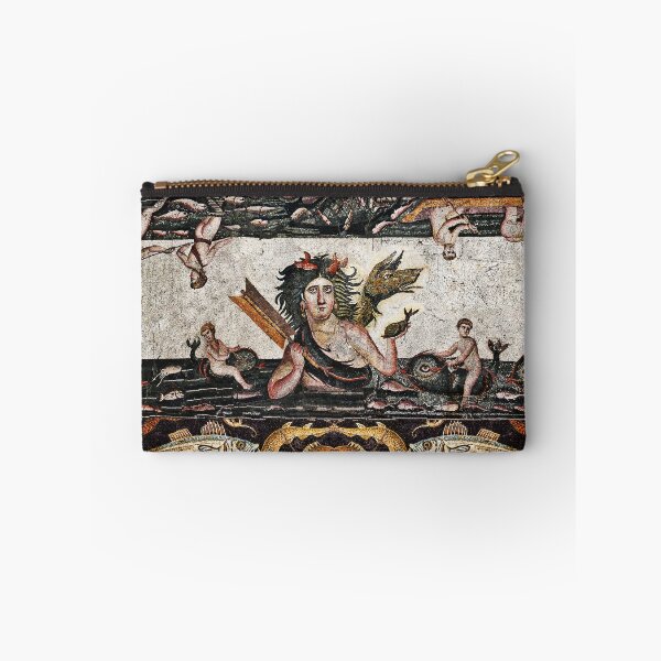 Item preview, THALASSA SEA GODDESS WITH SNAKE DRAGON ,DOLPHINS,FISHES,NAUTICAL ,OCEAN - SEA LIFE MOSAICS designed and sold by BulganLumini.