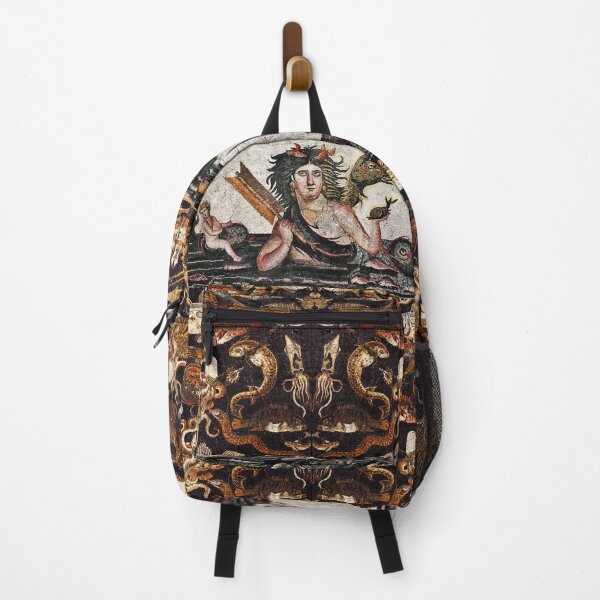 Item preview, THALASSA SEA GODDESS WITH SNAKE DRAGON ,DOLPHINS,FISHES,NAUTICAL ,OCEAN - SEA LIFE MOSAICS designed and sold by BulganLumini.