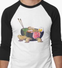 Ramen Tortoise Men's Baseball ¾ T-Shirt