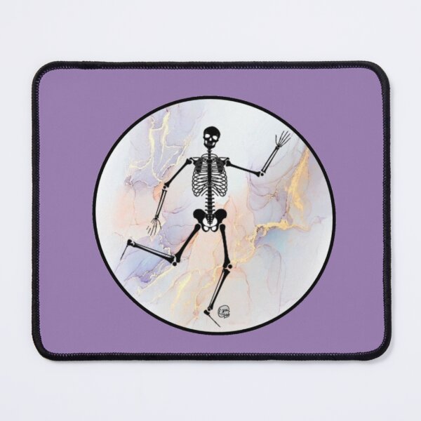 Item preview, Skeleton_Light Purple-Gold Marble Background designed and sold by Arte Del Cuerpo Humano.