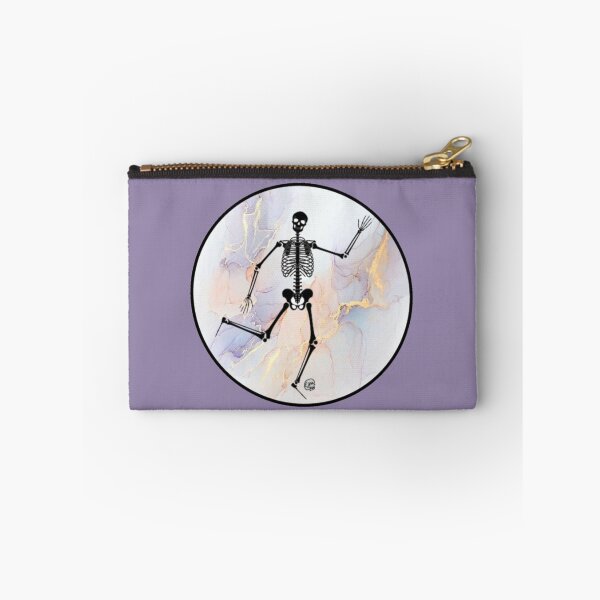 Item preview, Skeleton_Light Purple-Gold Marble Background designed and sold by Arte Del Cuerpo Humano.
