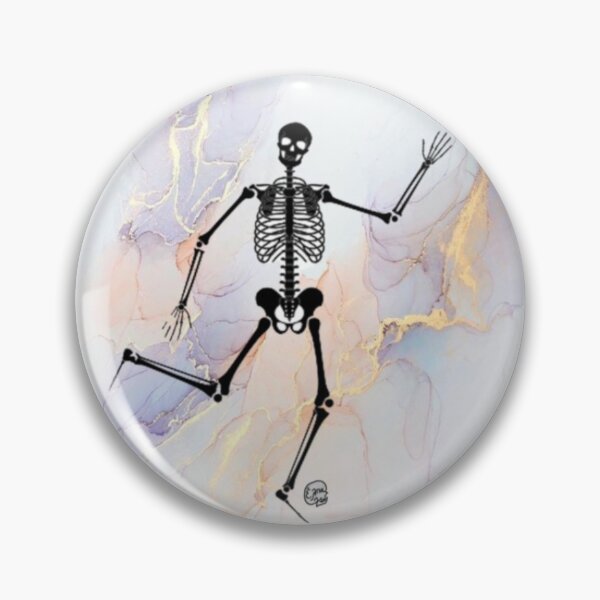 Item preview, Skeleton_Light Purple-Gold Marble Background designed and sold by Arte Del Cuerpo Humano.