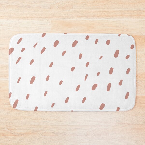 Item preview, Pink and White Blot Spot Polka Dot Pattern Pairs DE 2022 Trending Color Rose de Mai DET432 designed and sold by ColorOfTheYears.
