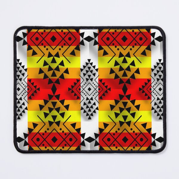 Item preview, Black / White Fire Geometric Native Print designed and sold by JMWCD.