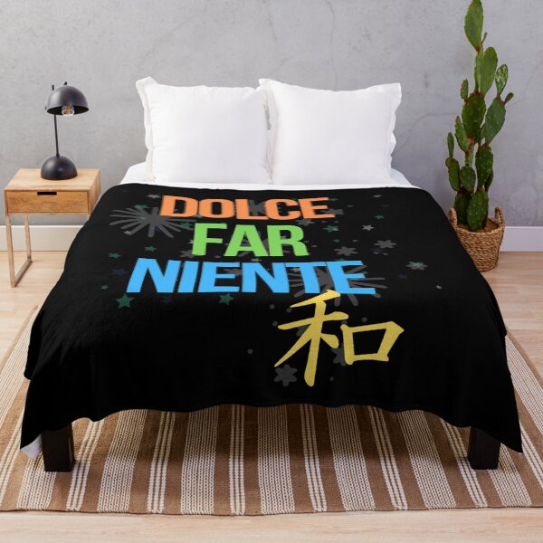 Item preview, Dolce Far Niente (Peace in Japanese) designed and sold by GoPublicTeam.