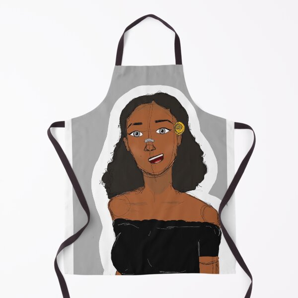 Item preview, Grey theme smile girl designed and sold by YellowtshirtArt.