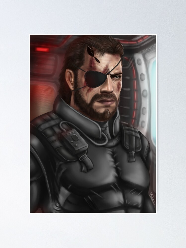 Mgs Big Boss Poster By Frostlinx Redbubble