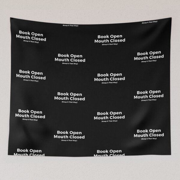 Item preview, Book Open Mouth Closed - Keep It That Way designed and sold by TheKnightWriter.