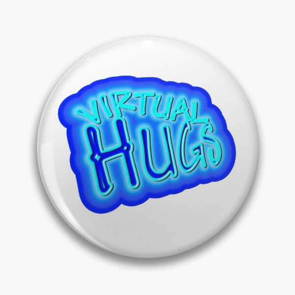 Item preview, virtual hugs blue viral designed and sold by frankuffmann.