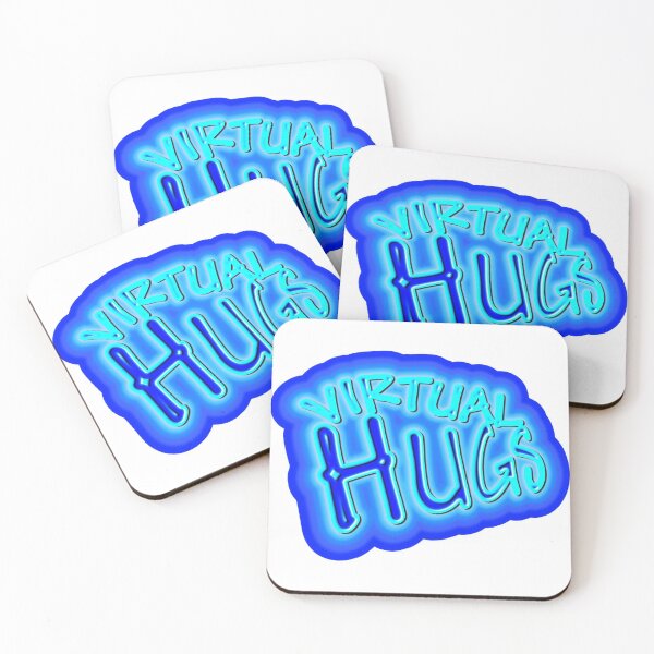 Item preview, virtual hugs blue viral designed and sold by frankuffmann.