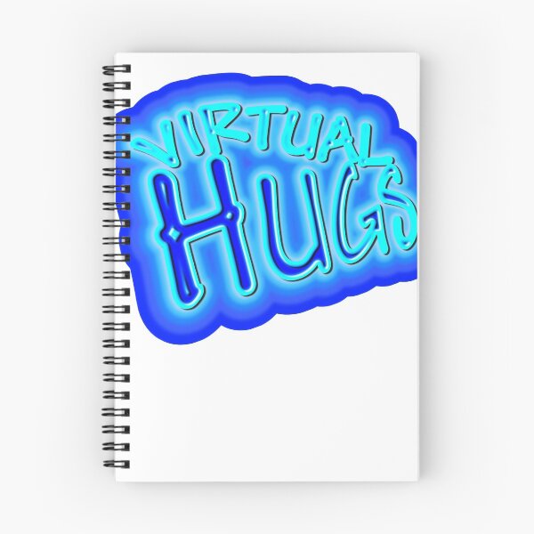 Item preview, virtual hugs blue viral designed and sold by frankuffmann.