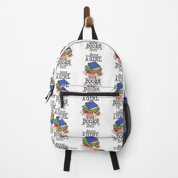 Item preview, Never Underestimate A Girl Who Loves Books And Was Born In April ,Funny Quote For intellectual girls designed and sold by pedrored369.