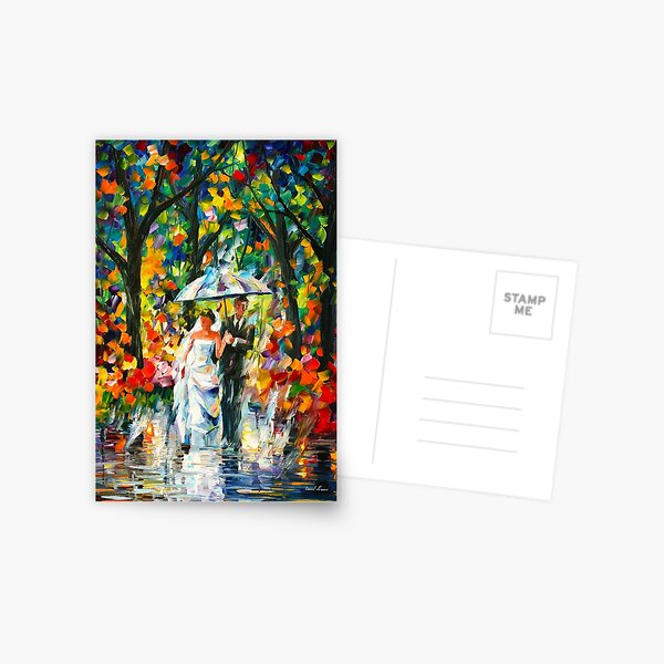 Item preview, WEDDING UNDER THE RAIN - Leonid Afremov designed and sold by Leonid Afremov.