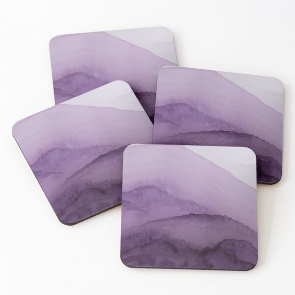 Item preview, Misty Mountain Scene in Purple designed and sold by lisavonbiela.