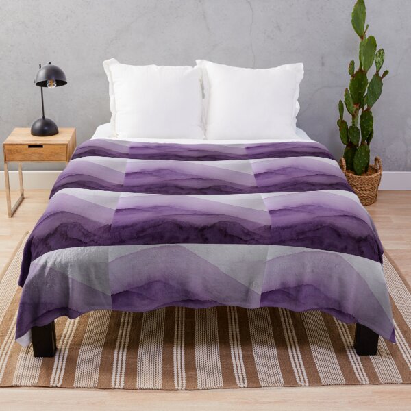 Item preview, Misty Mountain Scene in Purple designed and sold by lisavonbiela.