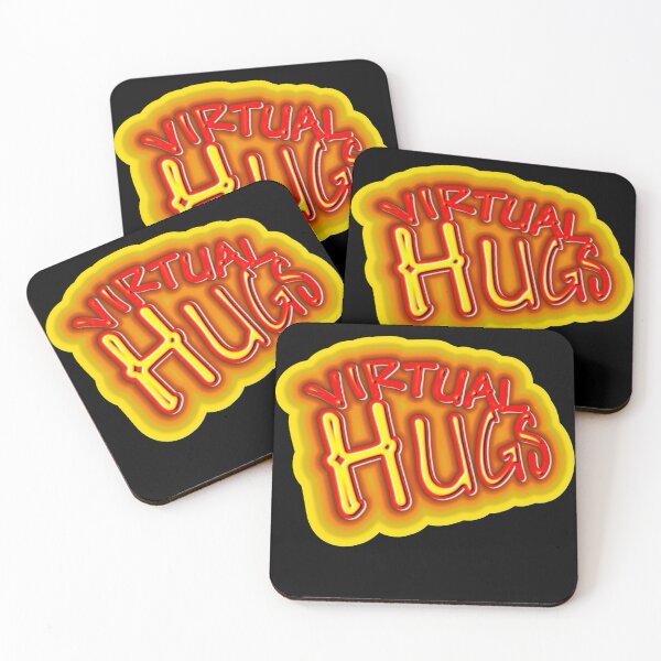 Item preview, virtual hugs red viral designed and sold by frankuffmann.