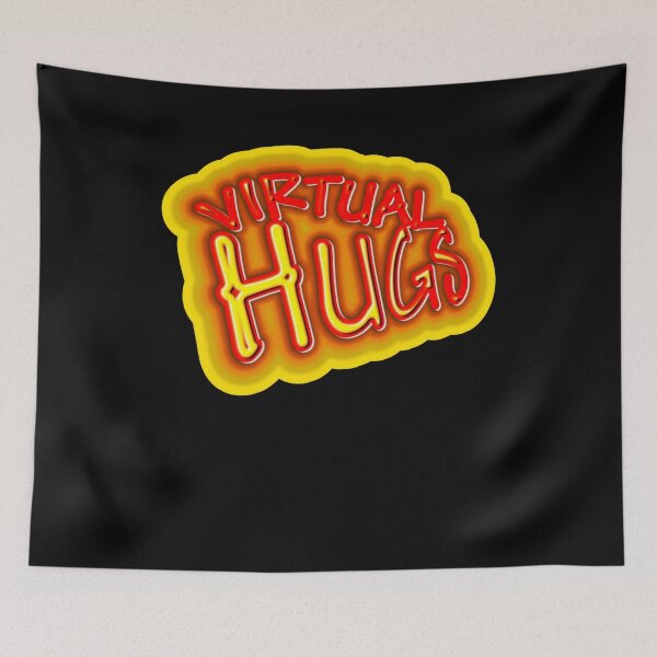 Item preview, virtual hugs red viral designed and sold by frankuffmann.