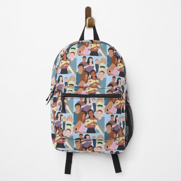 Item preview, Cool cartoon group pic in flat colors with pastel color palette designed and sold by croscreates.