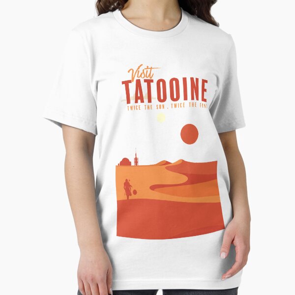 Vista previa del artículo con la obra «Visita Tatooine», diseñado y vendido por adenicholls.