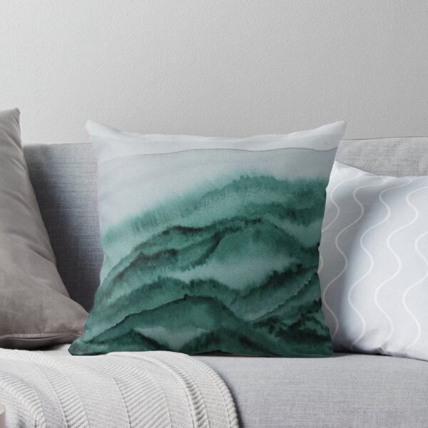 Item preview, Misty Mountain Scene in Green designed and sold by lisavonbiela.