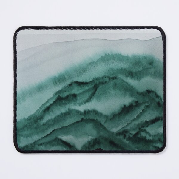 Item preview, Misty Mountain Scene in Green designed and sold by lisavonbiela.