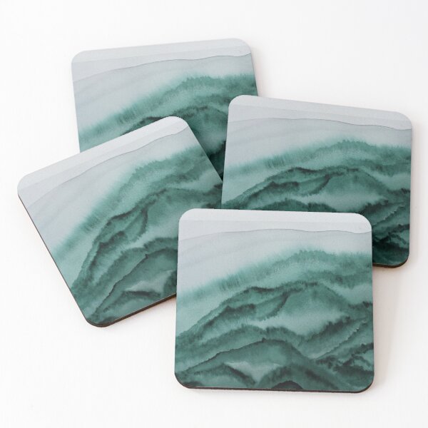 Item preview, Misty Mountain Scene in Green designed and sold by lisavonbiela.