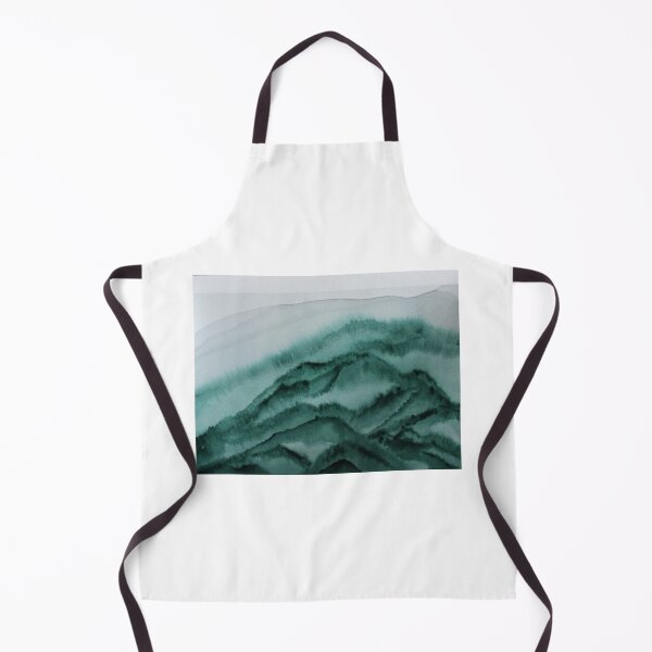 Item preview, Misty Mountain Scene in Green designed and sold by lisavonbiela.