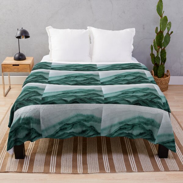 Item preview, Misty Mountain Scene in Green designed and sold by lisavonbiela.
