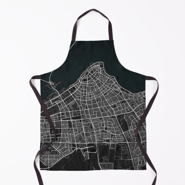 Item preview, Kuwait City Map - Dark designed and sold by deMAP.