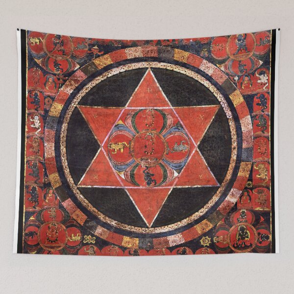 Item preview, Mandala 89 Vajravarahi Five Deity Mandala designed and sold by GuyBlank.
