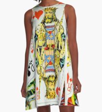 Gerichtskarten A-Linien Kleid