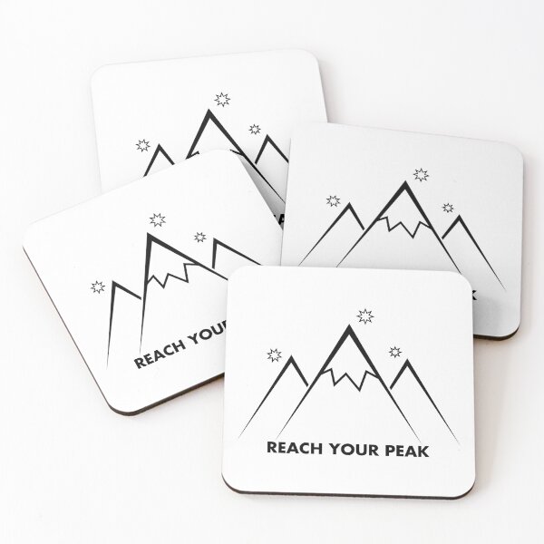 Item preview, Reach Your Peak Mountains - Motivational and Goal Setting designed and sold by RAAdventure.