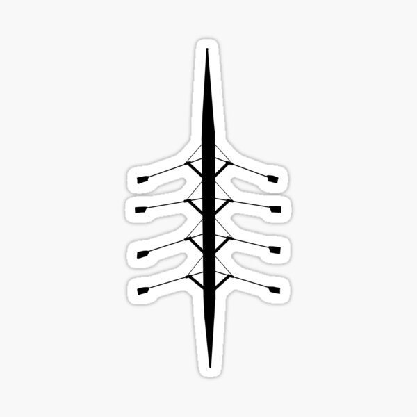 "Rowing" Sticker by Stickersnthings Redbubble