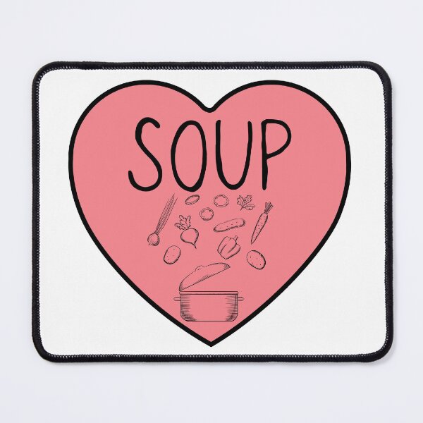 Item preview, I Love Soup Heart designed and sold by ronaldsonou.