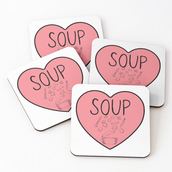 Item preview, I Love Soup Heart designed and sold by ronaldsonou.