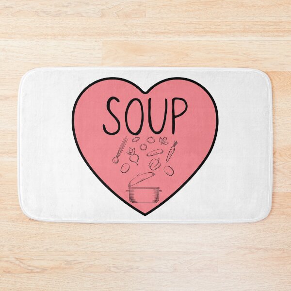 Item preview, I Love Soup Heart designed and sold by ronaldsonou.
