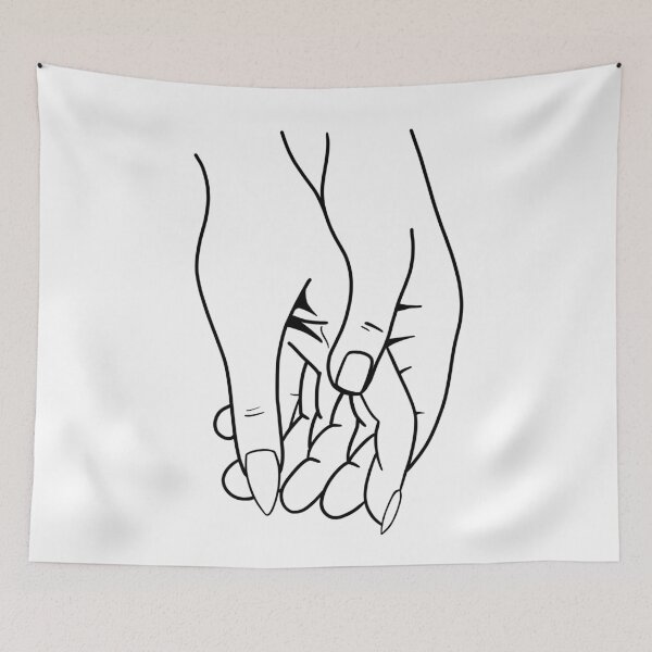 Item preview, Longing Touch in Black designed and sold by Thingamabobbidi.