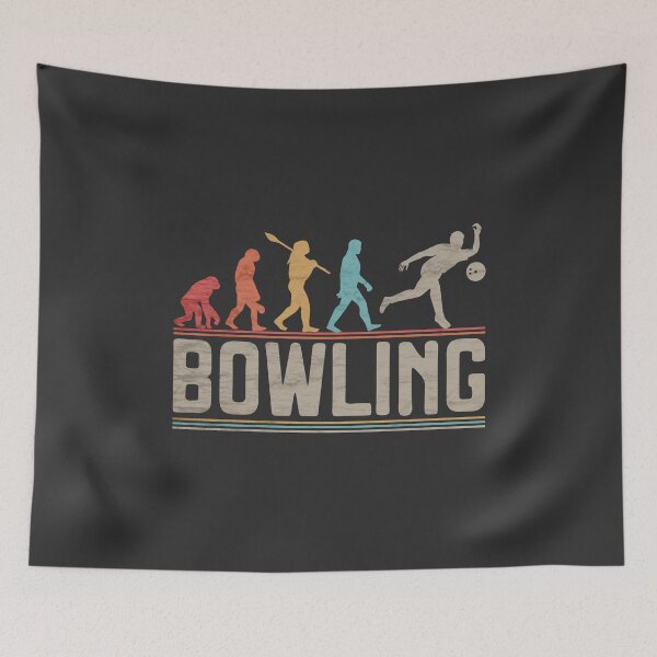 Item preview, Vintage Bowling Evolution of Man Funny Bowler Lucky Bowling designed and sold by grinta2021.