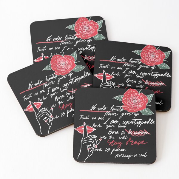 Item preview, Different flower red slogans designed and sold by yassineddy.