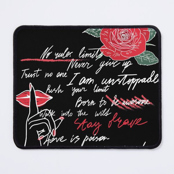 Item preview, Different flower red slogans designed and sold by yassineddy.