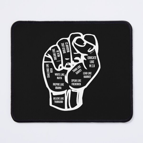 Item preview, Inspiring Black Leaders Fist, Black Power Fist for Black History Month and Juneteenth Day, African American History, Black Empowerment designed and sold by WholesumArt.